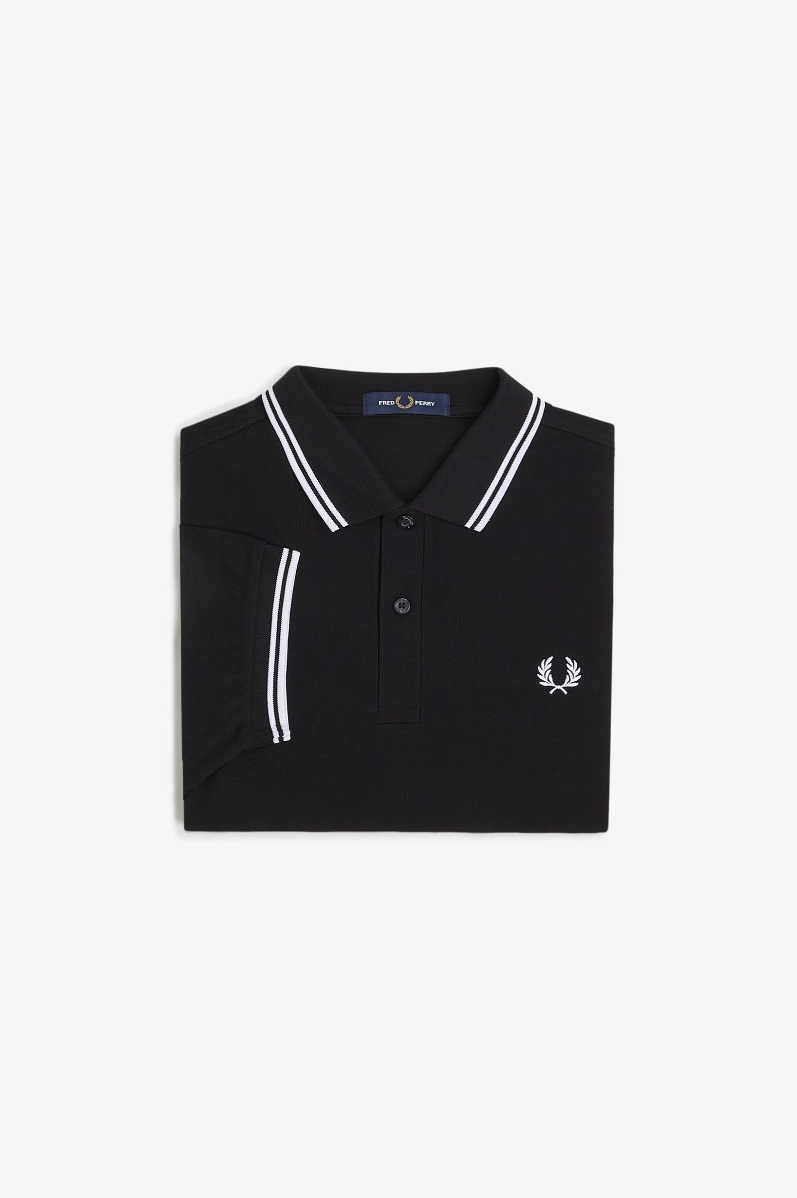 Fred Perry Twin Tipped Shirt M3600 Black