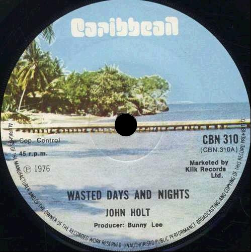 John Holt - Wasted Days And Nights / Hey There Lonely Girl (7")