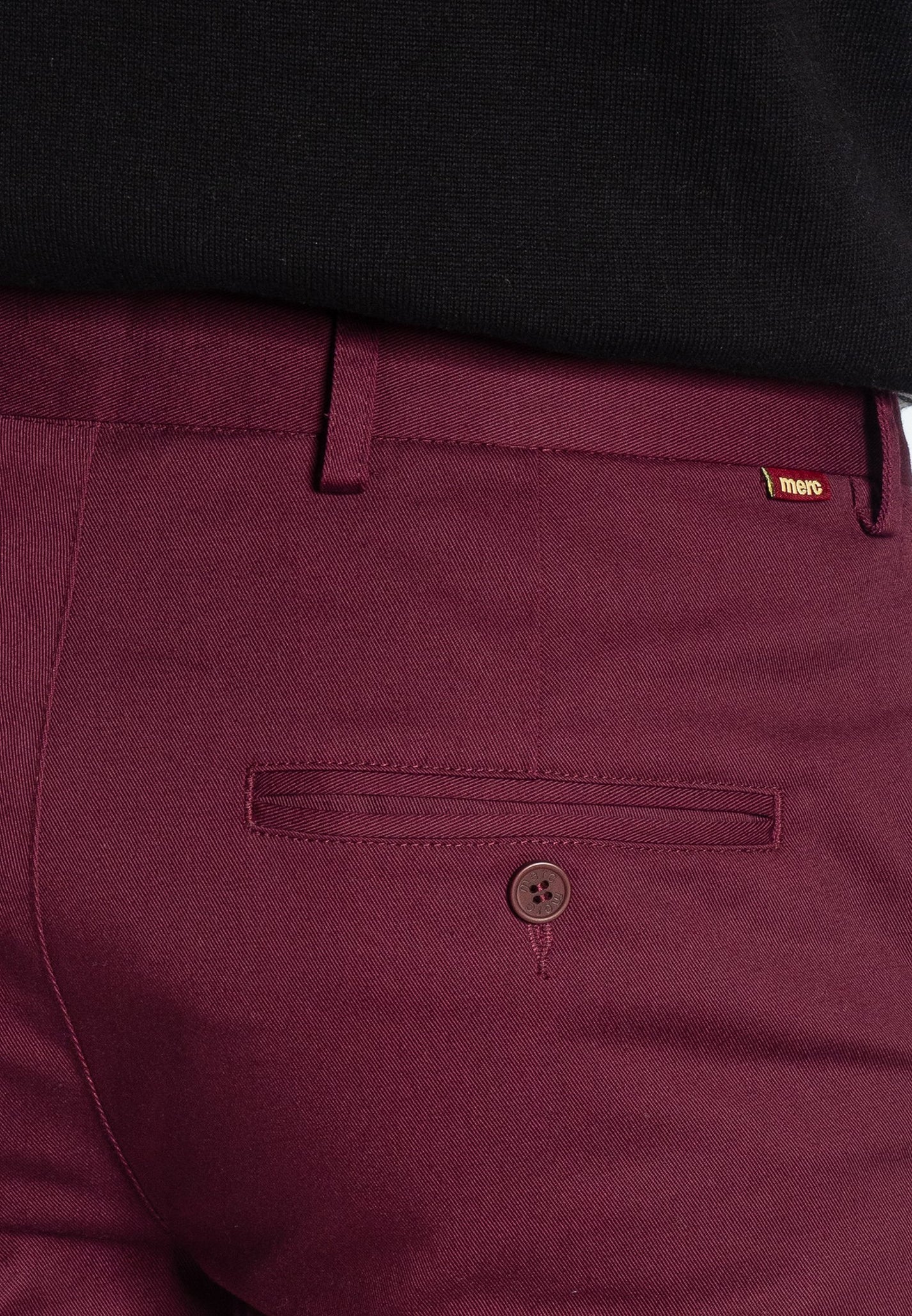 Merc Sta Press Trousers Winston (Wine) Merc Sta Press Trousers Winston (Wine)