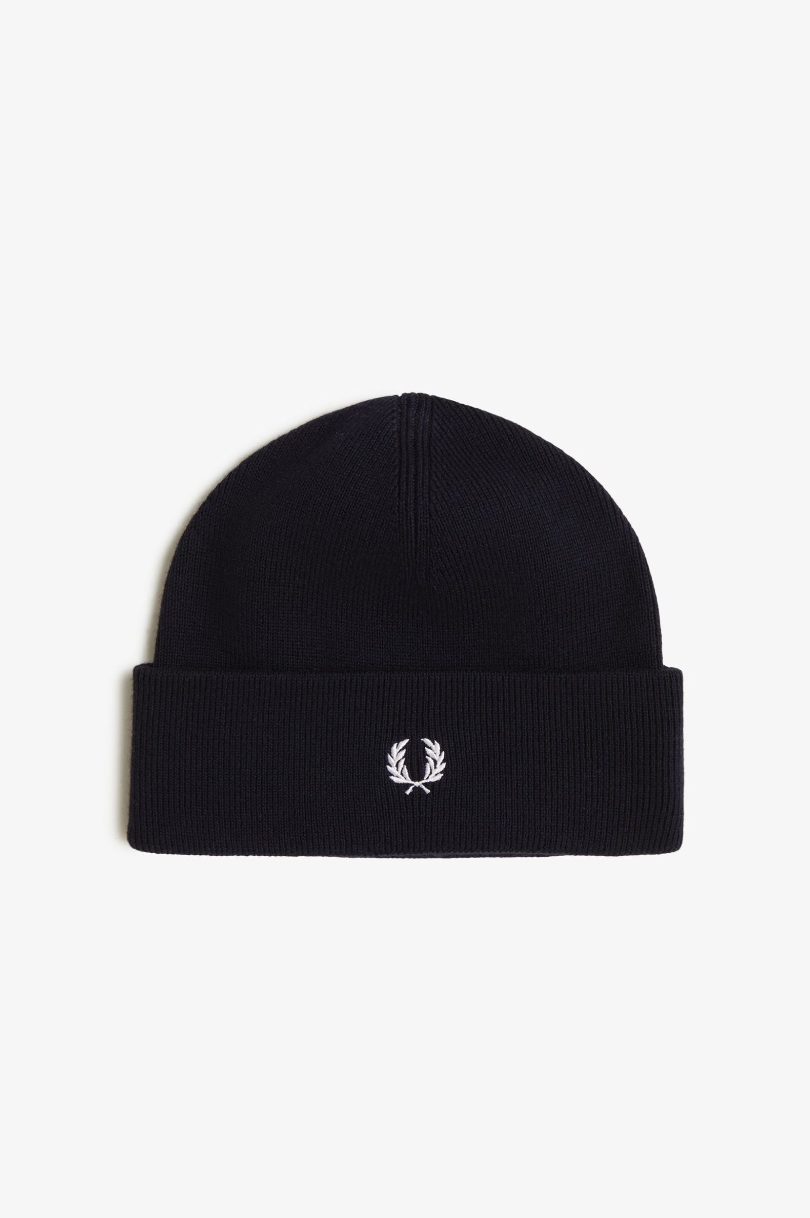 Fred Perry Classic Beanie (Navy/Snowwhite)