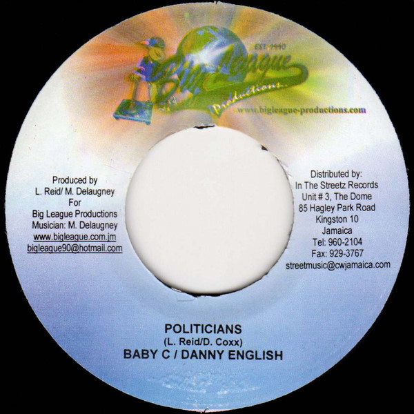 Baby  , Danny English / Cagney,  Nice – Politicians / Rotate (7")       