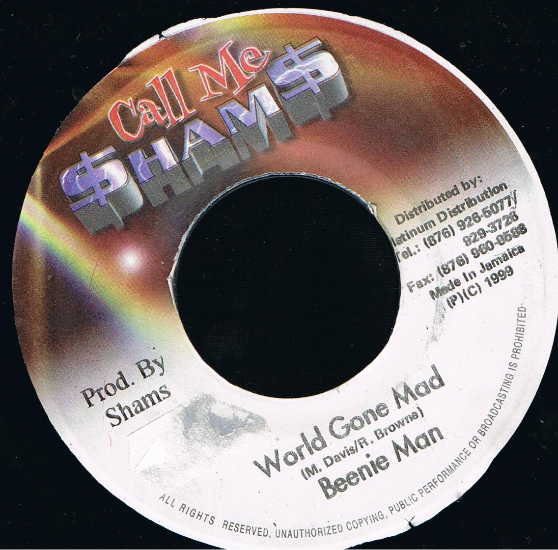 Beenie Man - World Gone Mad (7")