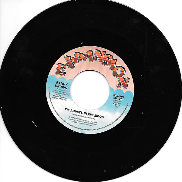 Randy Brown - I'm Always In The Mood / Love Is All We Need (7")