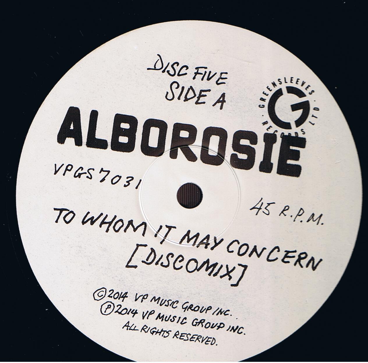 Alborosie - To Whom It May Concern / Alborosie - Shut U Mouth (10")