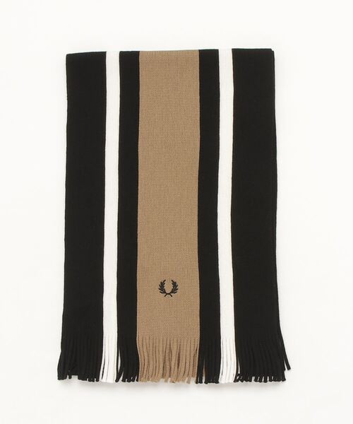 Fred Perry Schal Bold Stripe Rachel in Black