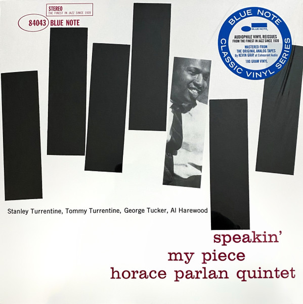 Horace Parlan Quintet – Speakin' My Piece (LP)  