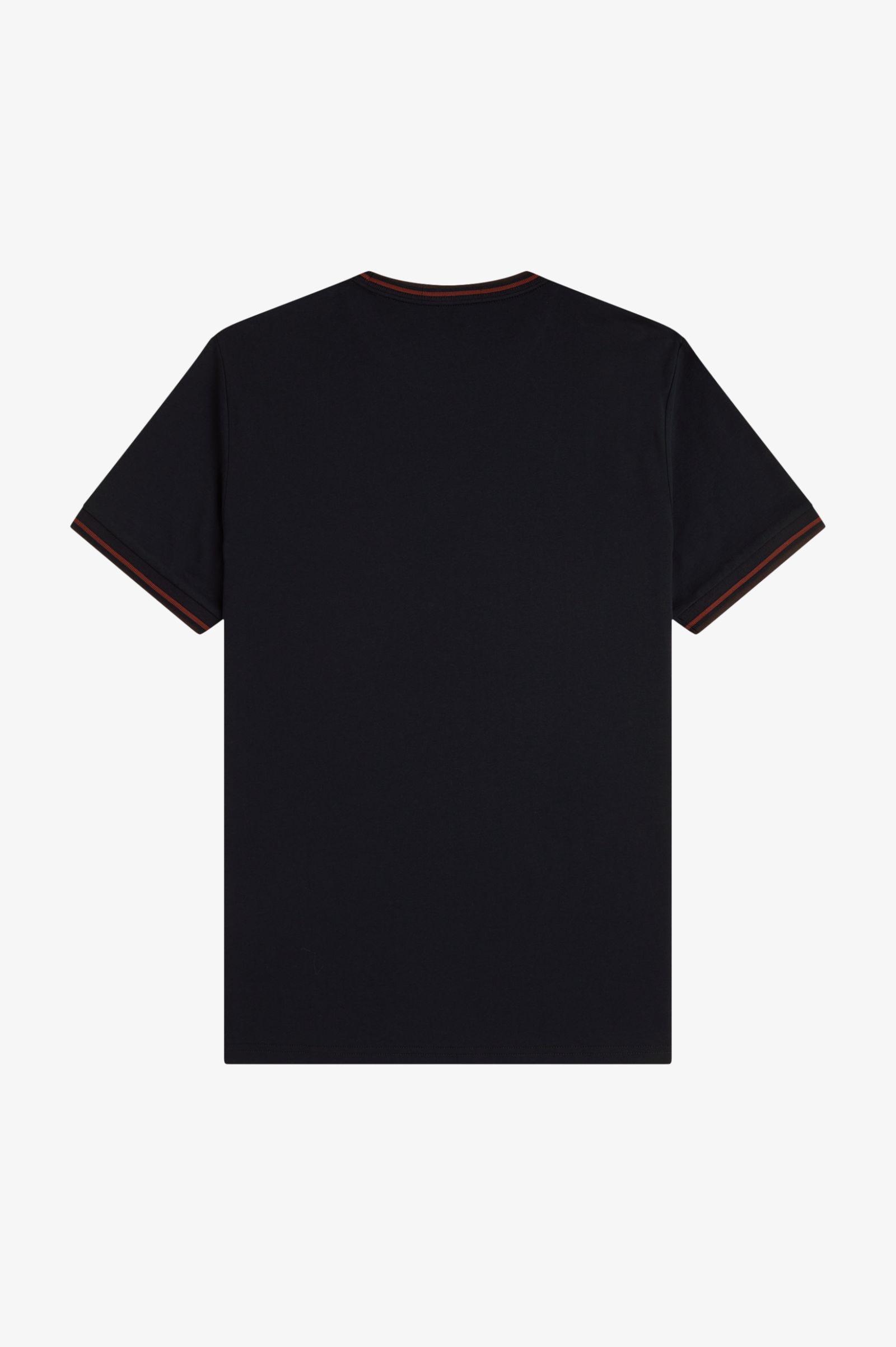 Fred Perry Twin Tipped T-Shirt (Navy/Brandy/Rich Brown) 
