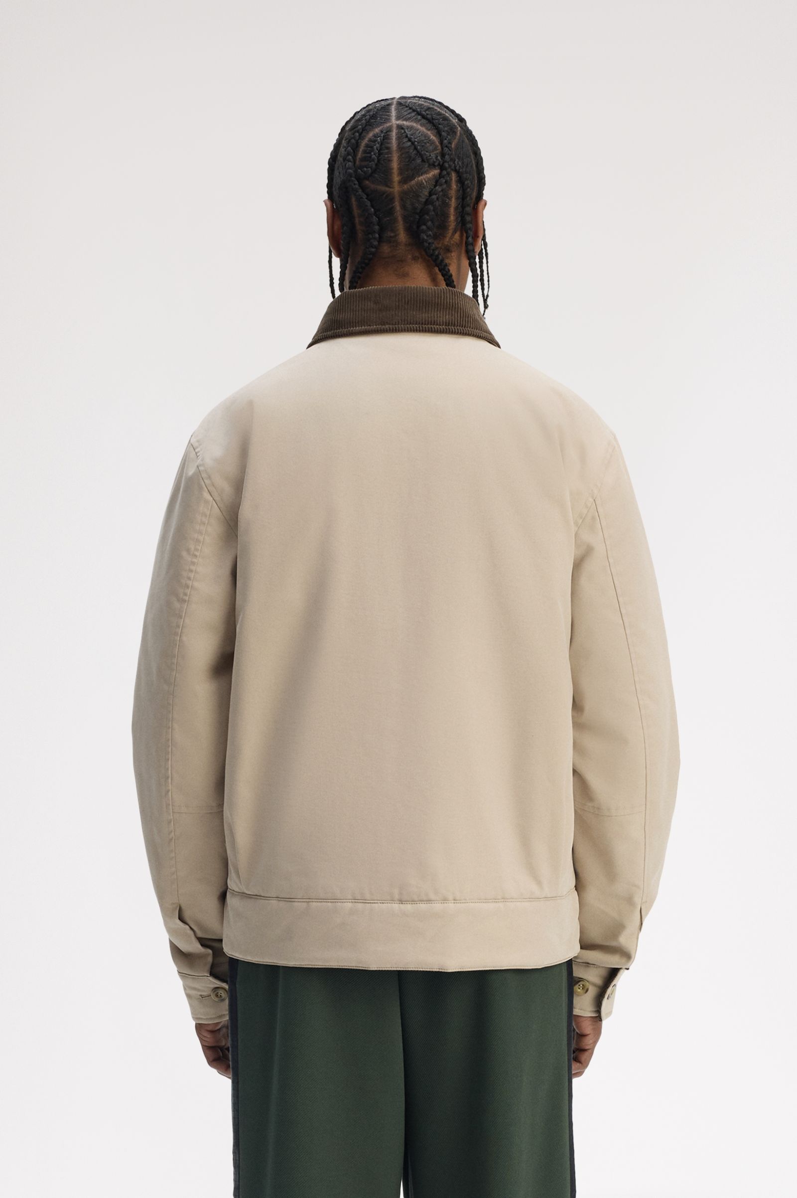 Fred Perry Cotton Caban Jacket (Warm Oat)