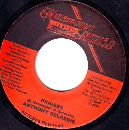 Anthony Selassie - Praises / Version (7")
