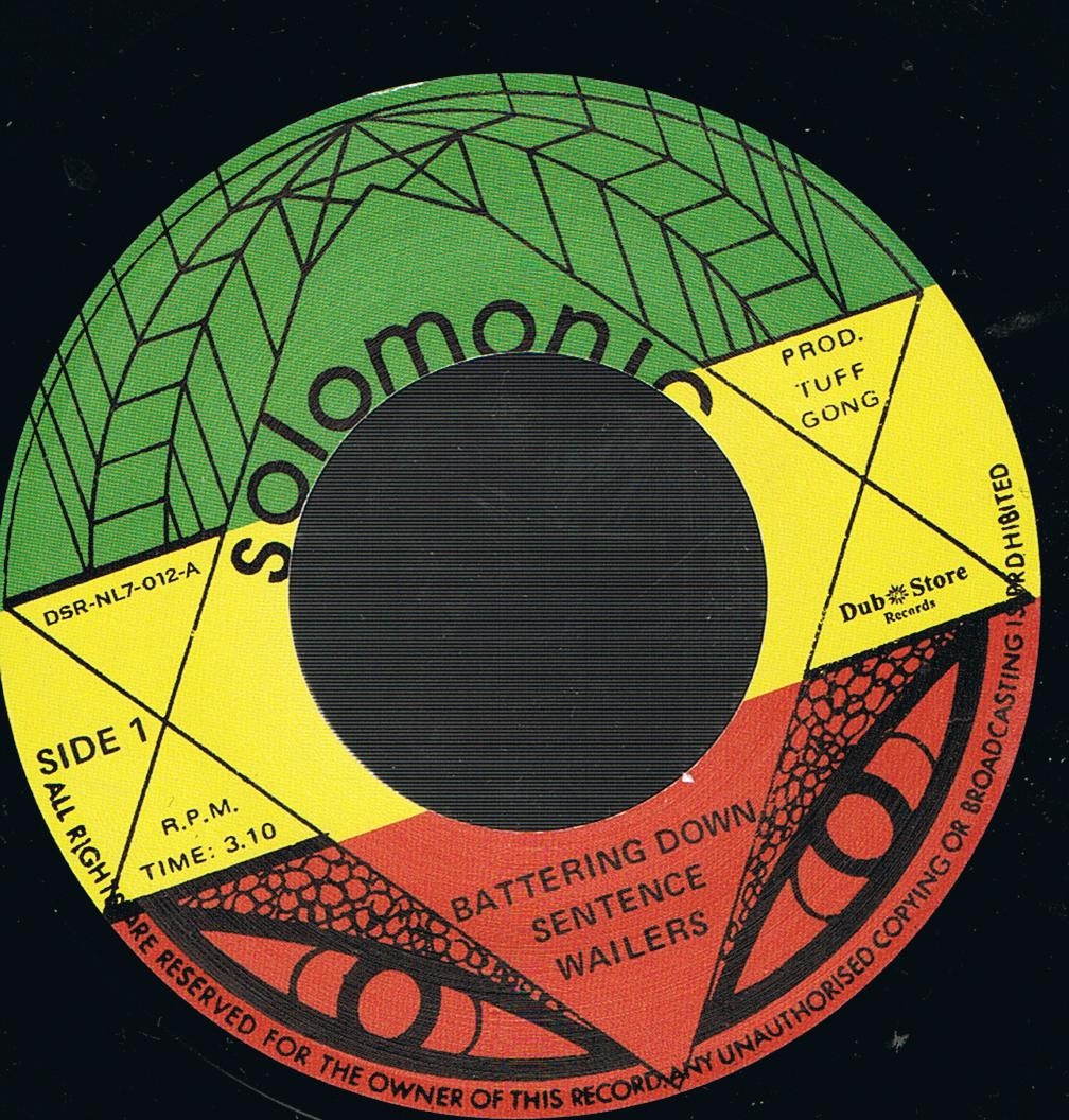 The Wailers - Battering Down Sentence / Version (7")