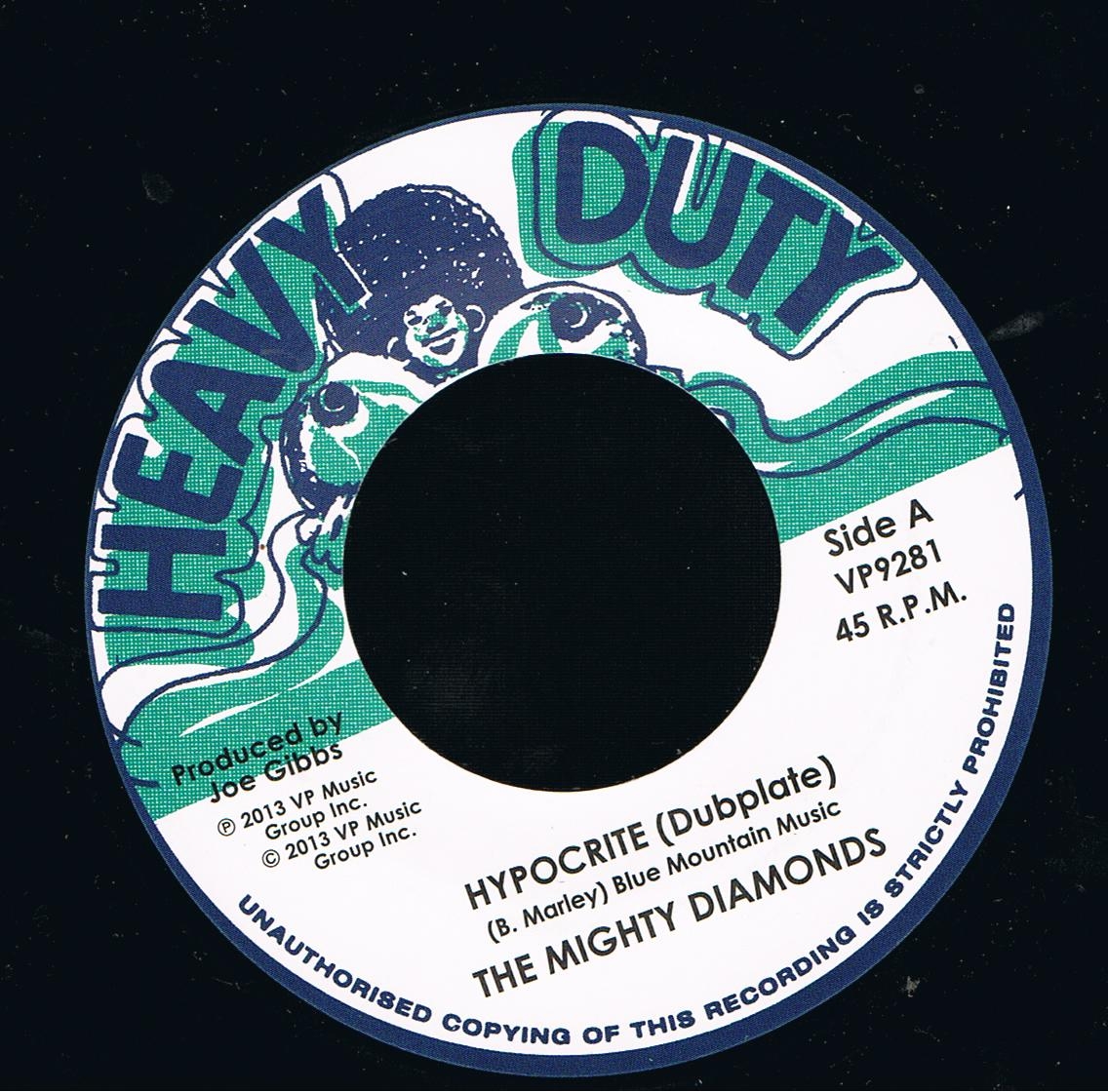 The Mighty Diamonds - Hypocrite(Dubplate) / Trinity - John Saw Them Come (7")
