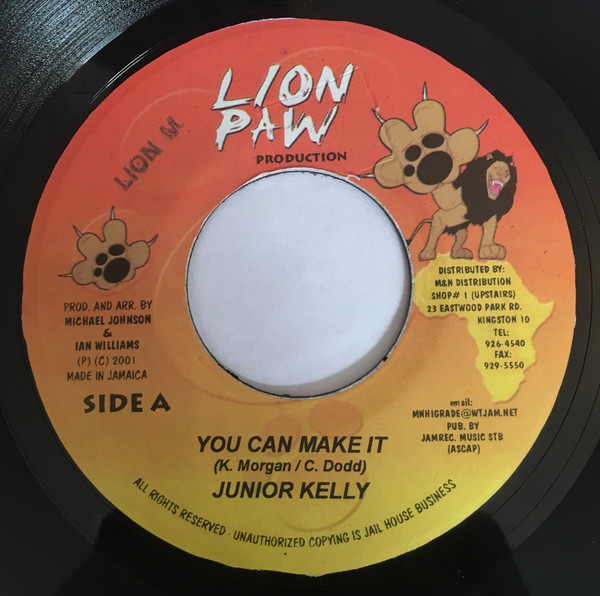 Junior Kelly – You Can Make It (7'')