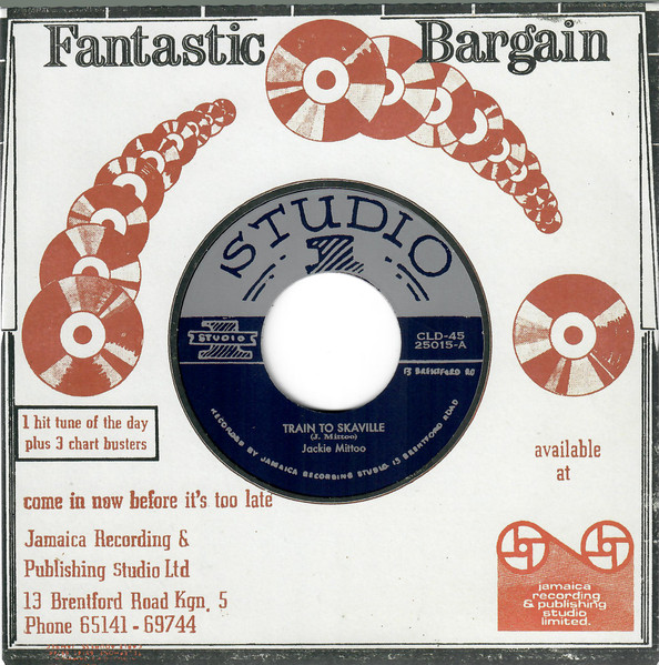 Jackie Mittoo / Jackie Opel – Train To Skaville / Go Whey (7")         