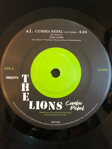 The Lions - Cumbia Rebel (Soul Rebel) (7")