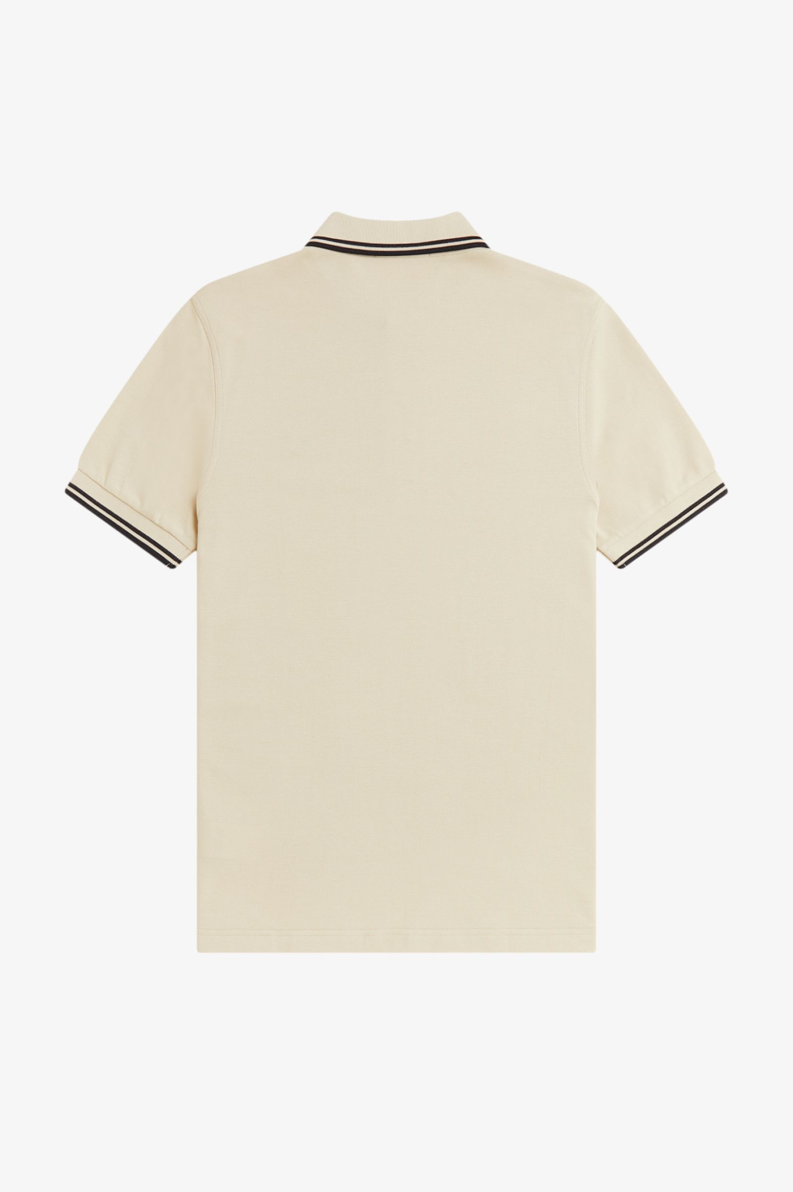 Fred Perry M3600 Polo Shirt (Oatmeal/Black/Black)