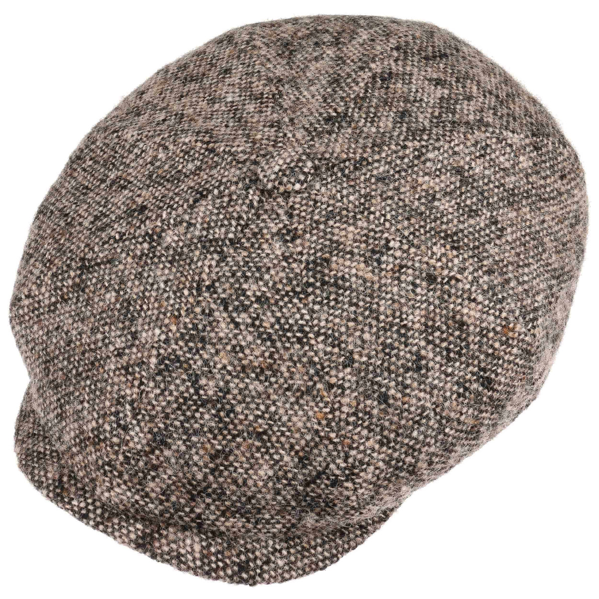 Stetson Hatteras Donegal Tweed Cap beige-black-57