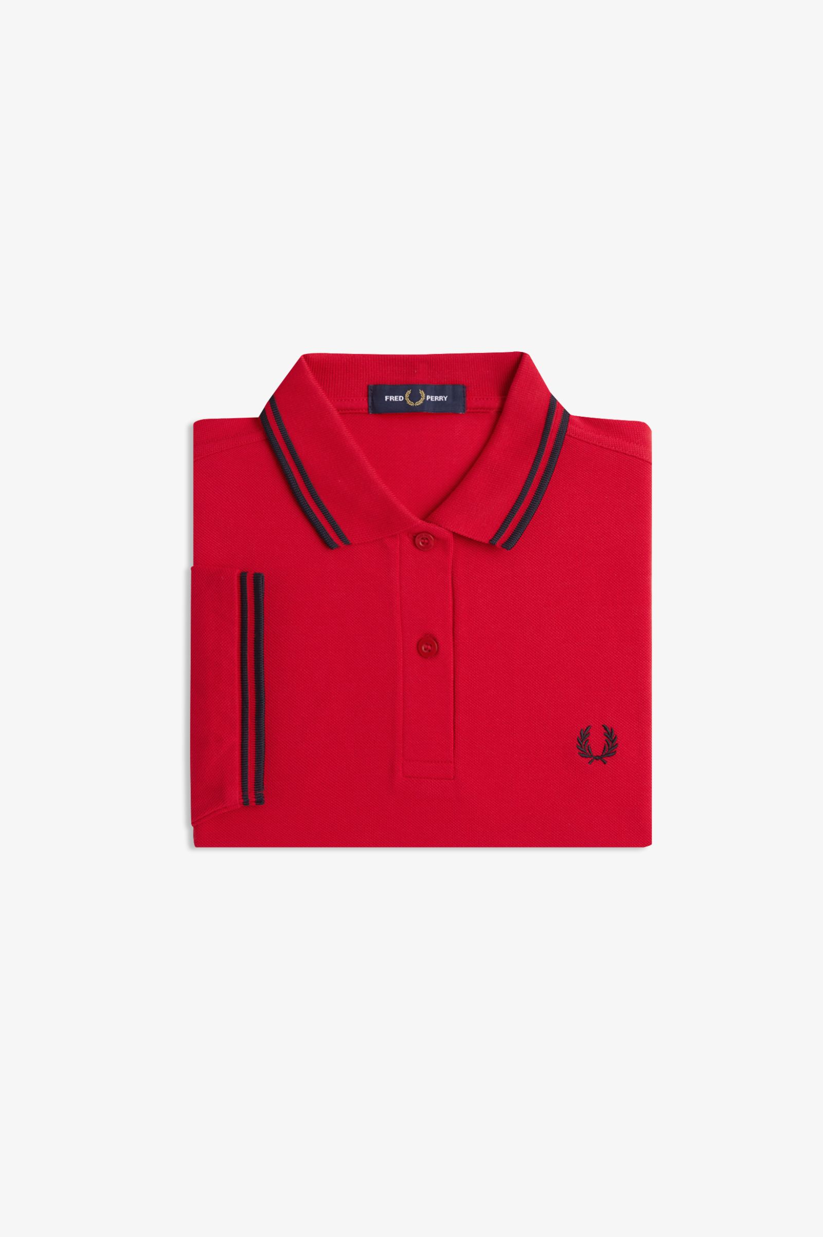 Fred Perry Twin Tipped Fred Perry Shirt (English Rose Red)