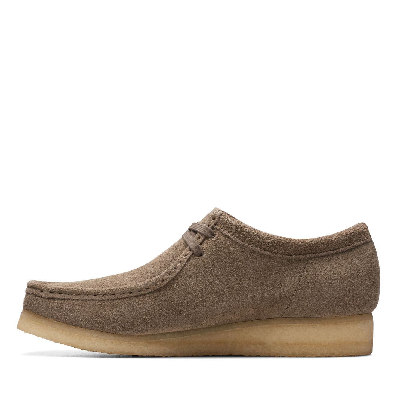 Clarks Wallabee in Dark Grey Suede