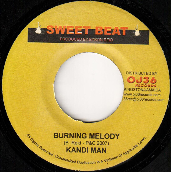 Kandi Man - Burning Melody  (7'')