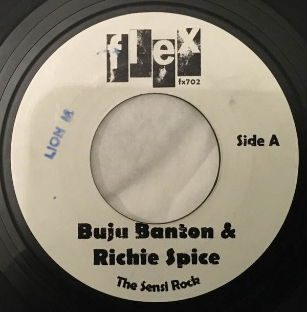 Buju Banton & Richie Spice - The Sensi Rock / Alton Ellis & Tupac - Nothin' Like Rocksteady (7")