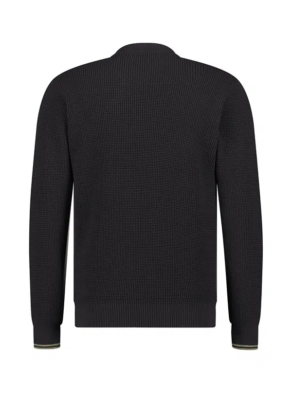 Fred Perry Waffle Stitch Jumper (Black)
