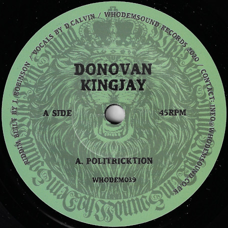 Donovan Kingjay & Don Fee - Politricktion / Don Fee - Flute Style (7")