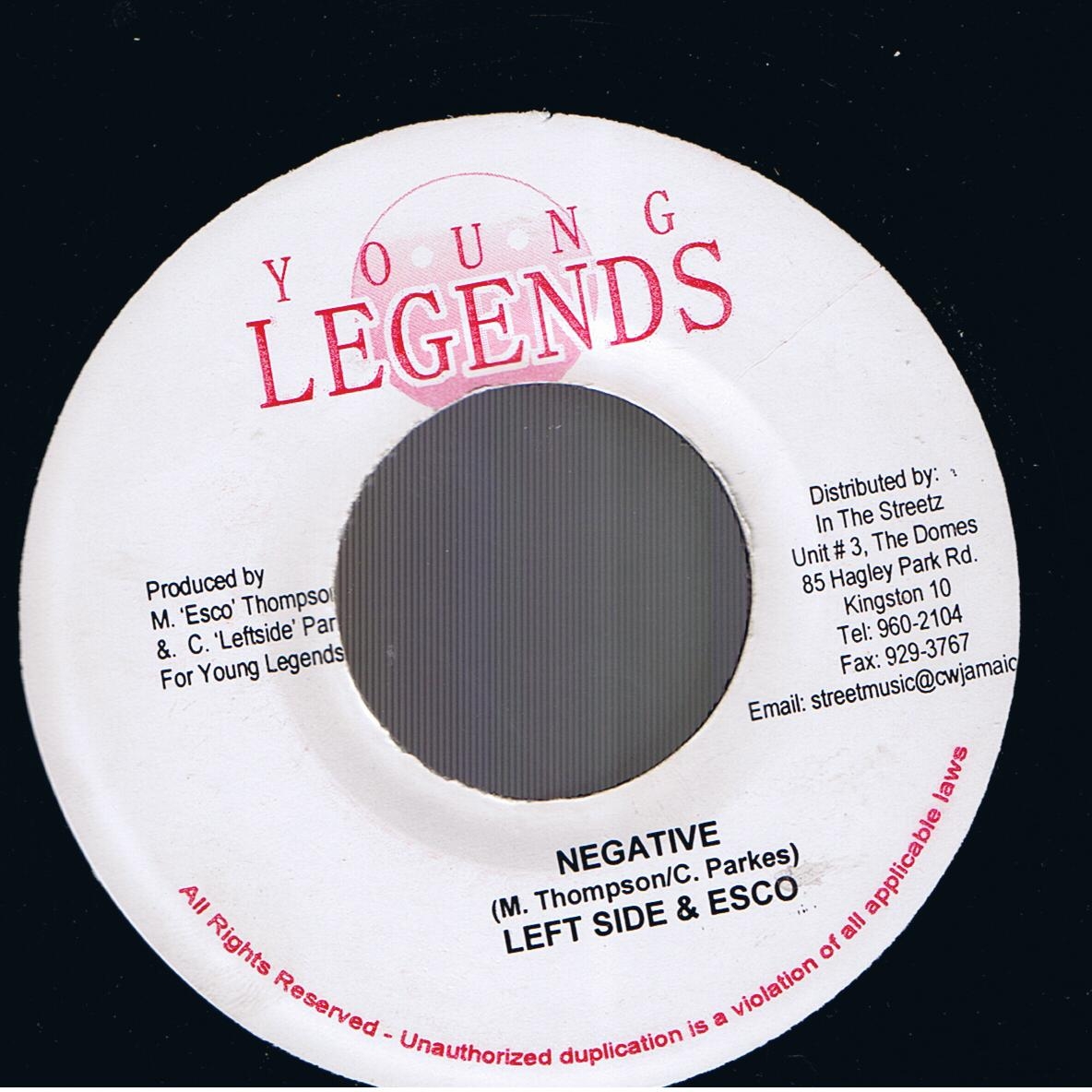 Left Side & Esco - Negative / Version (7") 