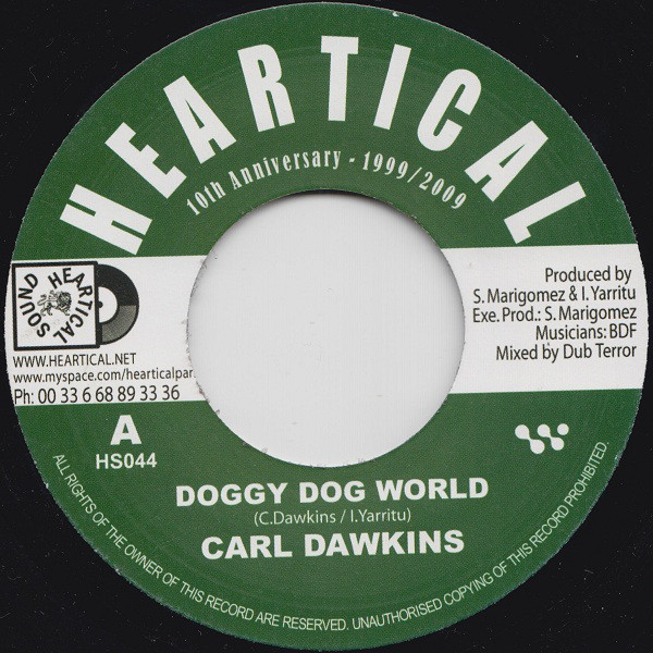 Carl Dawkins - Doggy Dog World / Lady M & Antonio - My Love Is Your Love (7")
