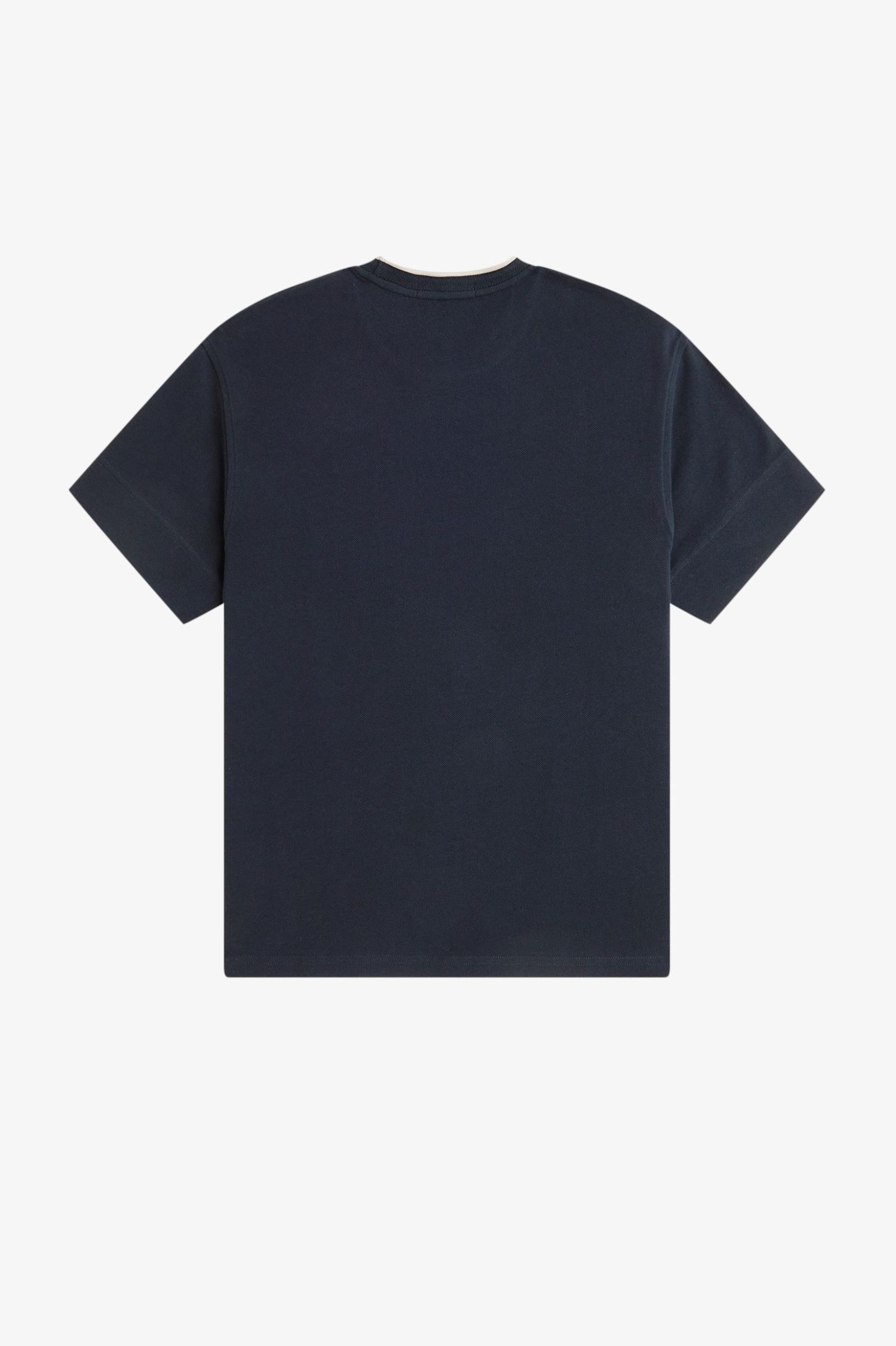 Fred Perry Tipped Piqué T-Shirt (Navy)