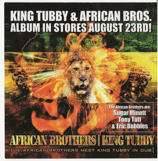 The African Brothers - Meets King Tubby In Dub (CD)