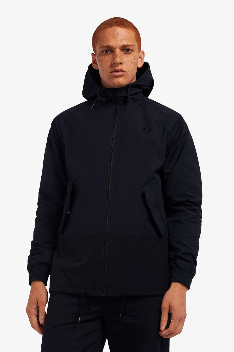 Fred Perry Jacke Colour Block Sailing Navy