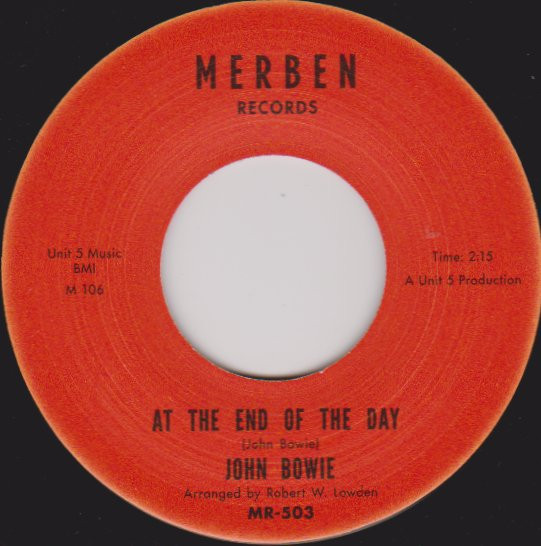 John Bowie – You're Gonna Miss A Good Thing (Baby) / At The End Of The Day (7")