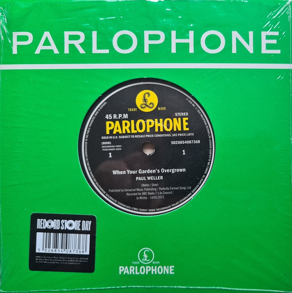 Paul Weller – When Your Garden's Overgrown / Boy About Town (7") RSD 2026
