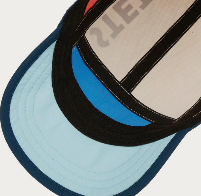Stetson 5 Panel Runner’s Cap (Blue/Red)