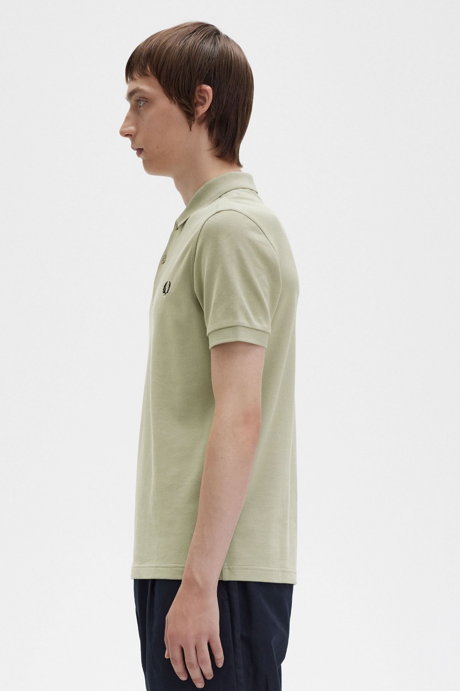Fred Perry Plain Shirt in Seagrass