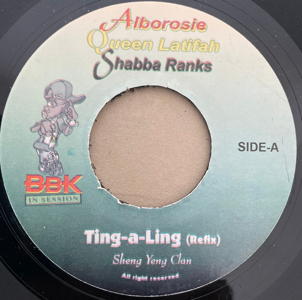 Alborosie, Queen Latifah & Shabba Ranks – Ting-A-Ling (Refix) (7")             