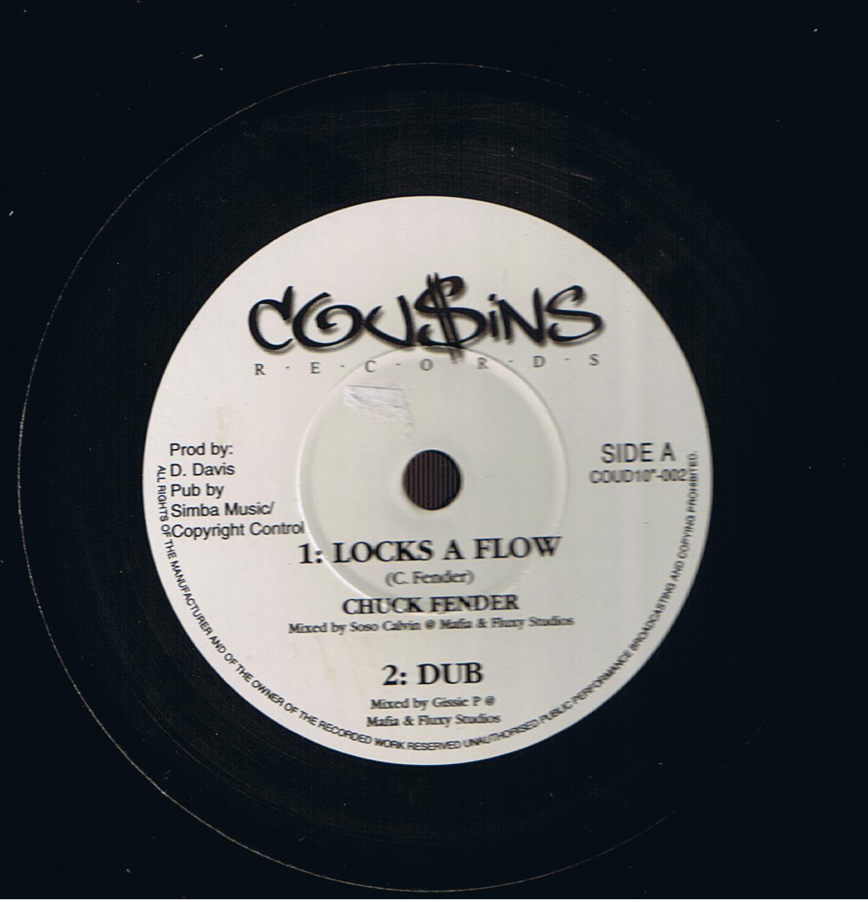 Chuck Fender - Locks A Flow / Dub / Everton Blender - Babylon Get A Blow / Dub (10")