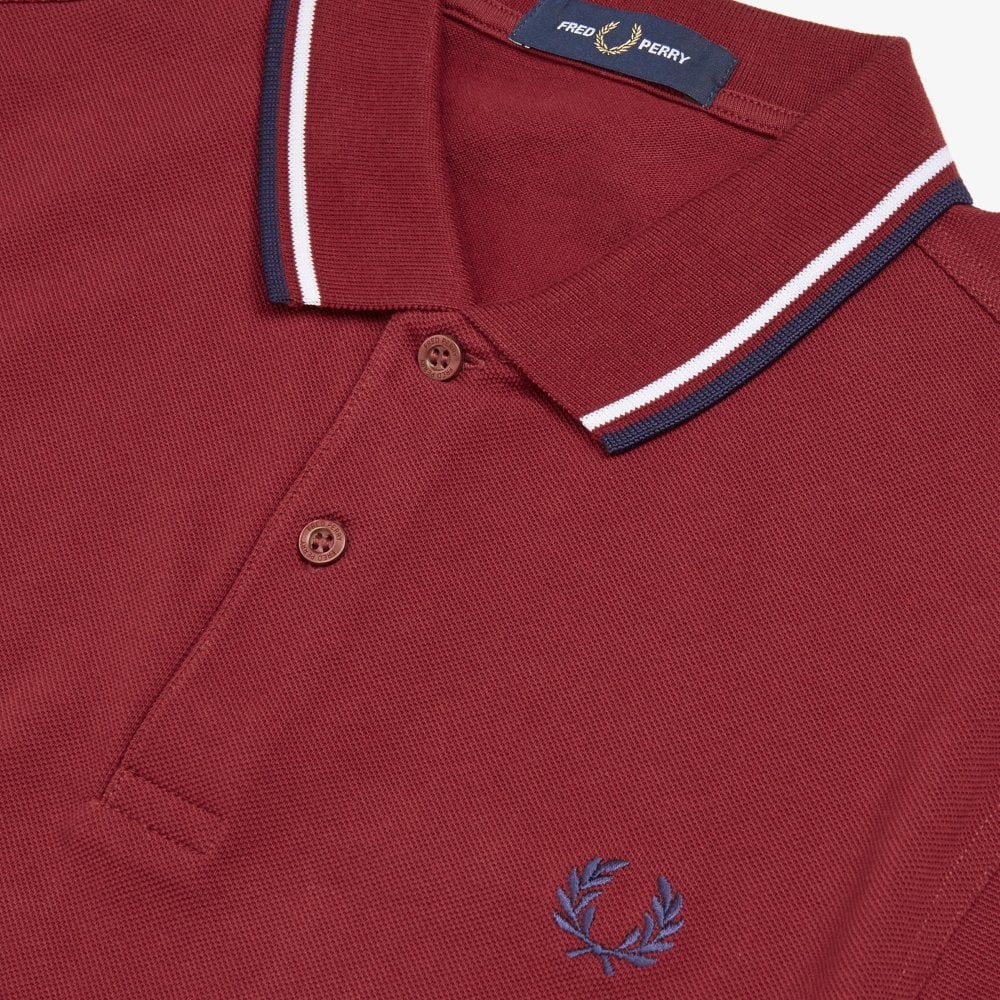 Fred Perry Poloshirt Dark Red D31