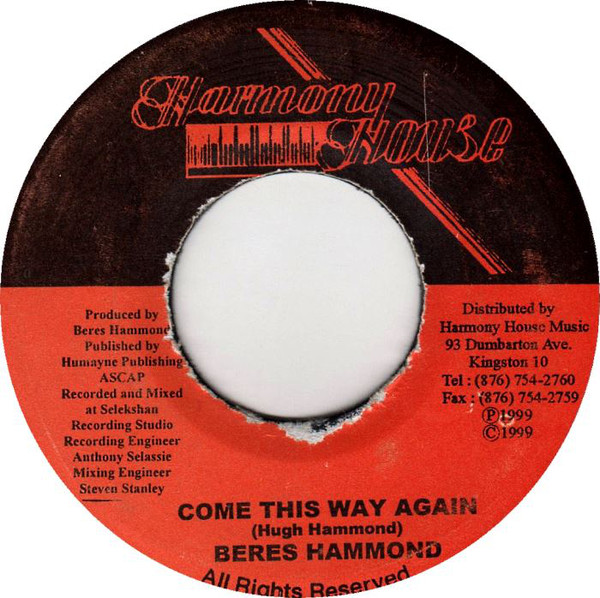 Beres Hammond - Come This Way Again / Version (7")