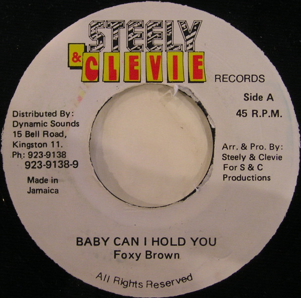 Foxy Brown – Baby Can I Hold You /  Version (7")            