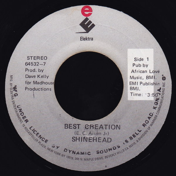 Shinehead – Best Creation  (7'')