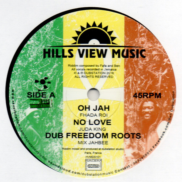 Fhada Roi - Oh Jah / Juda King - No Love / Mix Jahbee - Dub Freedom Roots / Vetta - Amother Land / Mix Jahbee - Dub Freedom Roots3 (10")