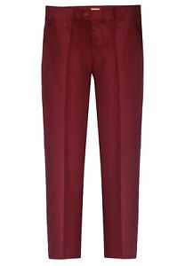 Merc Hose Winston Sta Press Weinrot