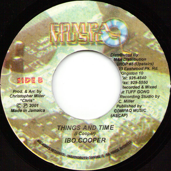 Jah Mason / Ibo Cooper - Plan Out / Things And Time (7")