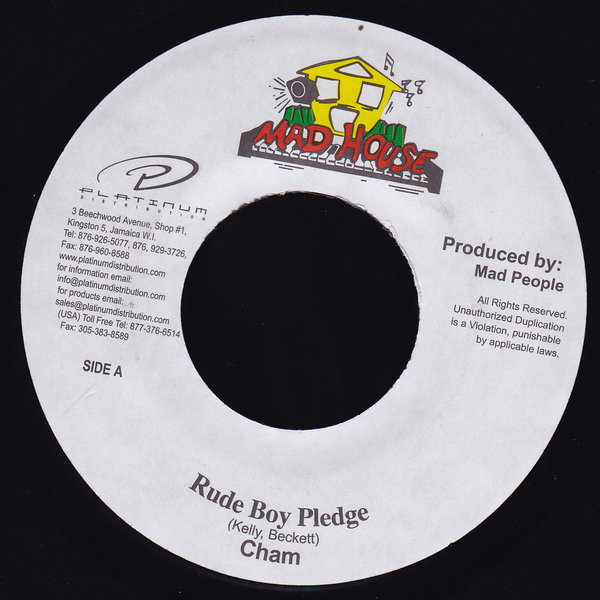 Baby Cham - Rude Boy Pledge / Version (7")