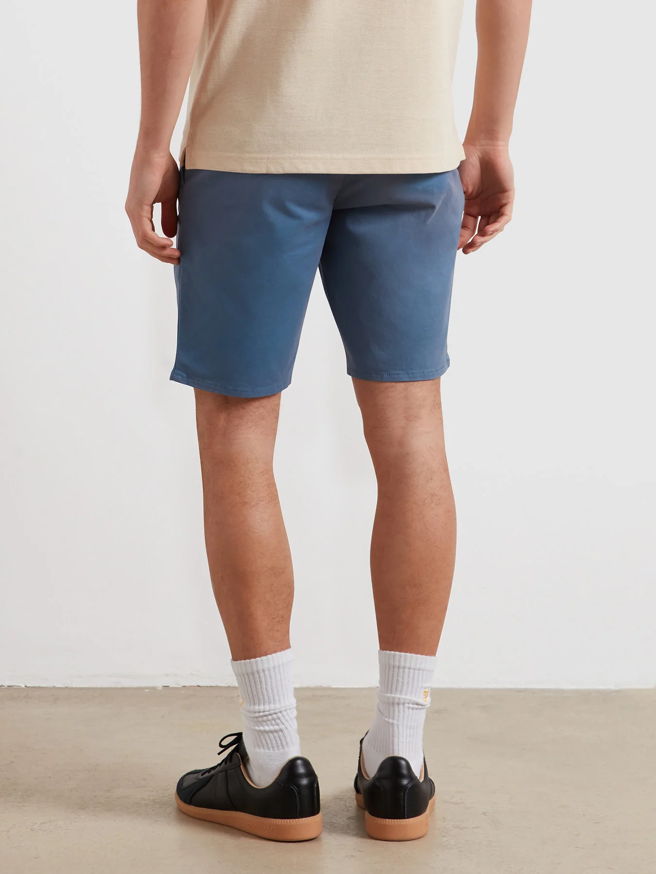 Farah Twill Shorts (Blue Tide)