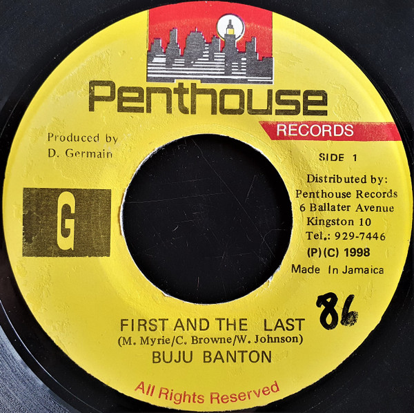 Buju Banton – First And The Last  / Version (7")  
