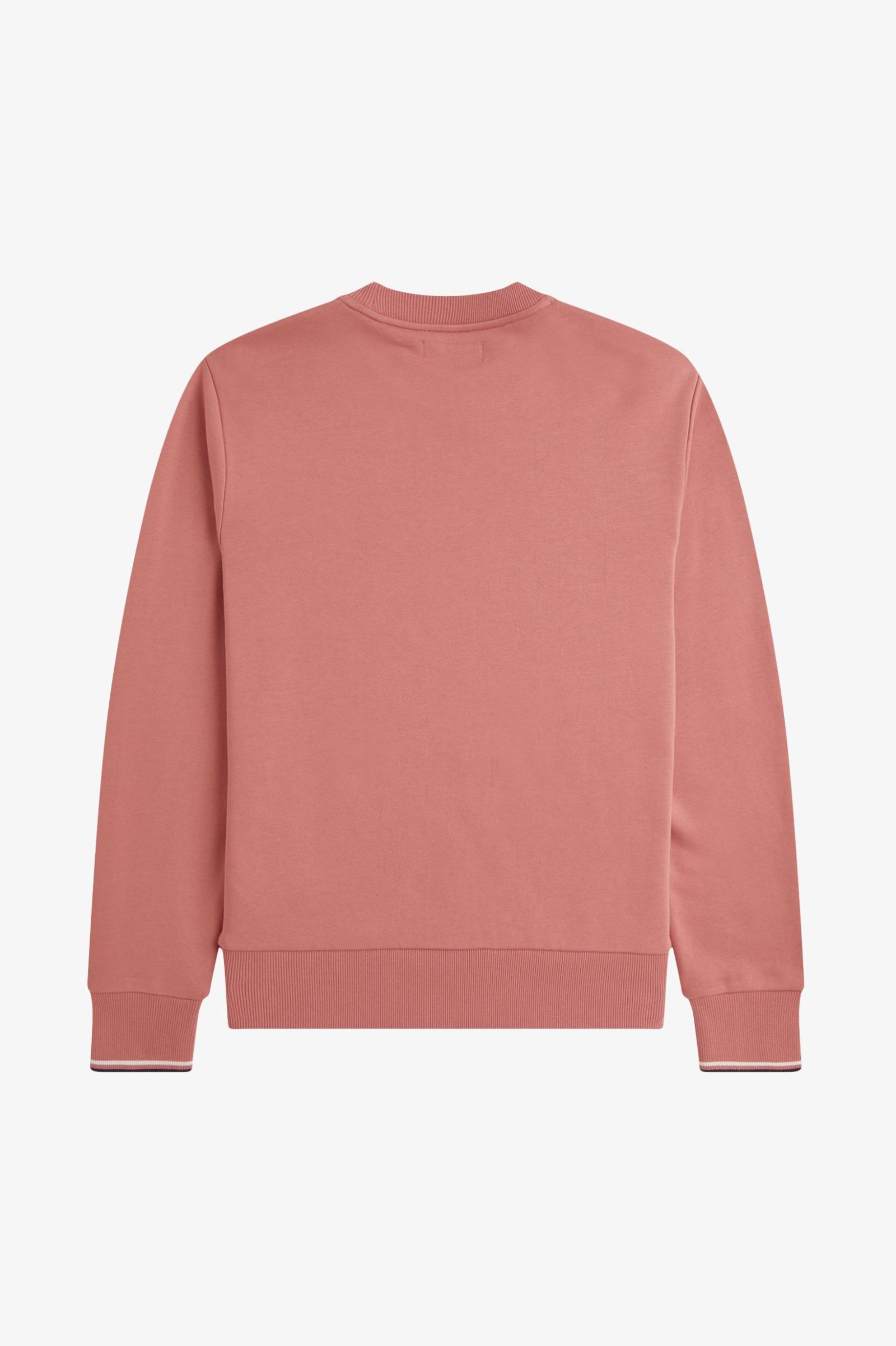 Fred Perry Crew Neck Sweatshirt in Putty Pink