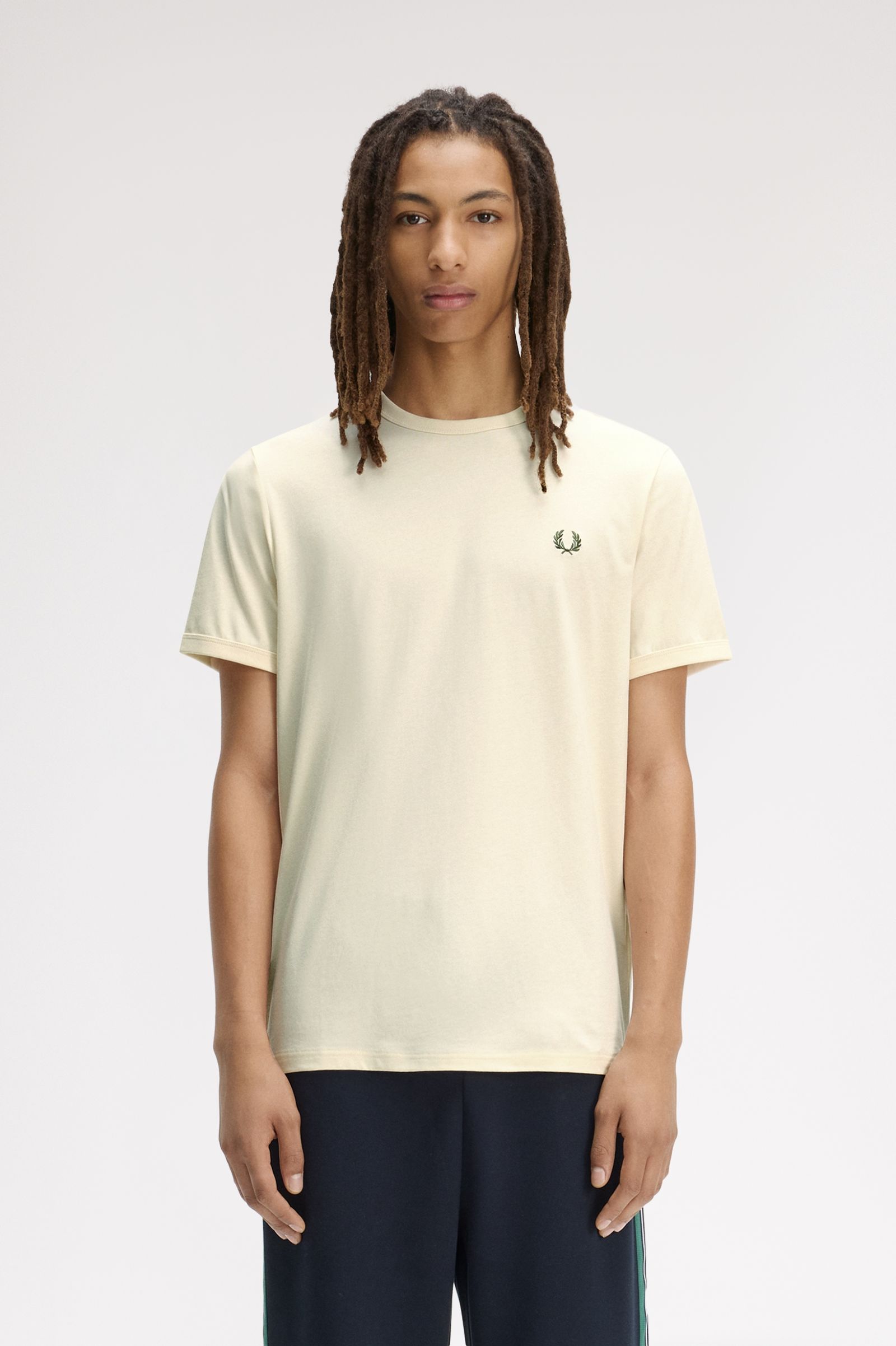 Fred Perry Ringer T-Shirt (ECRU)