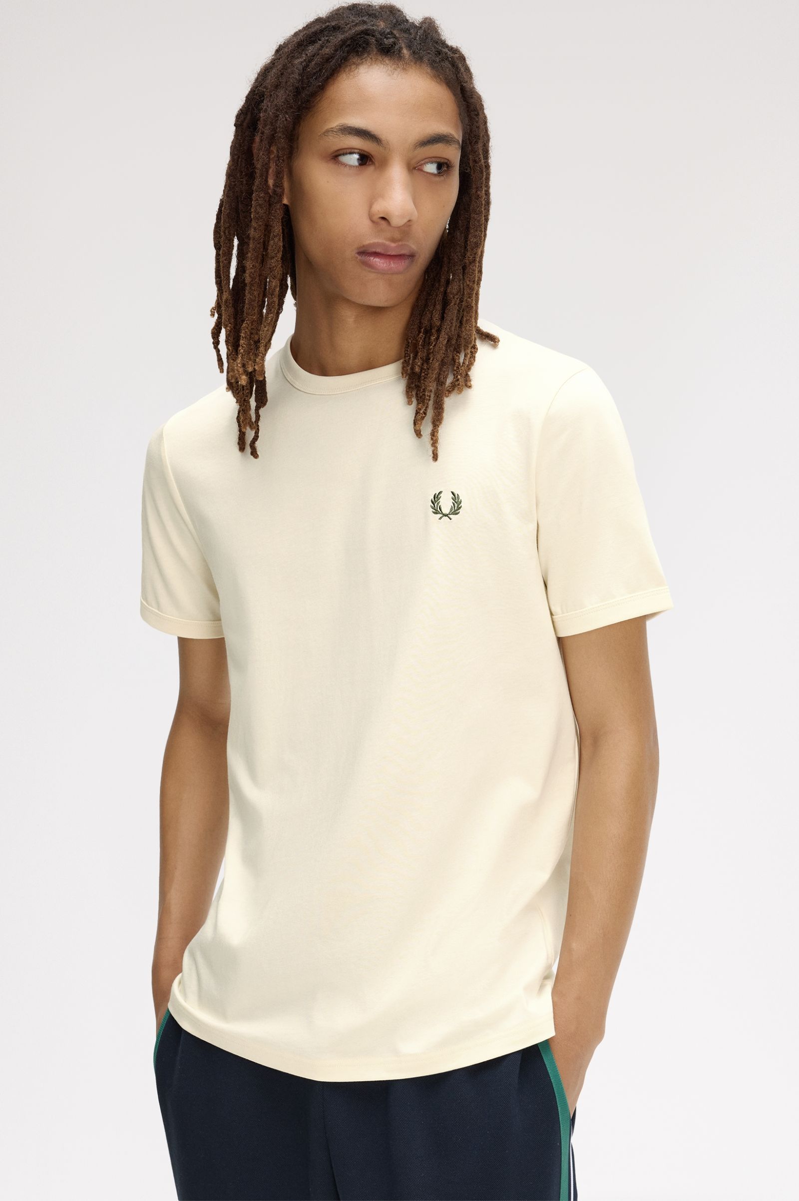 Fred Perry Ringer T-Shirt (ECRU)